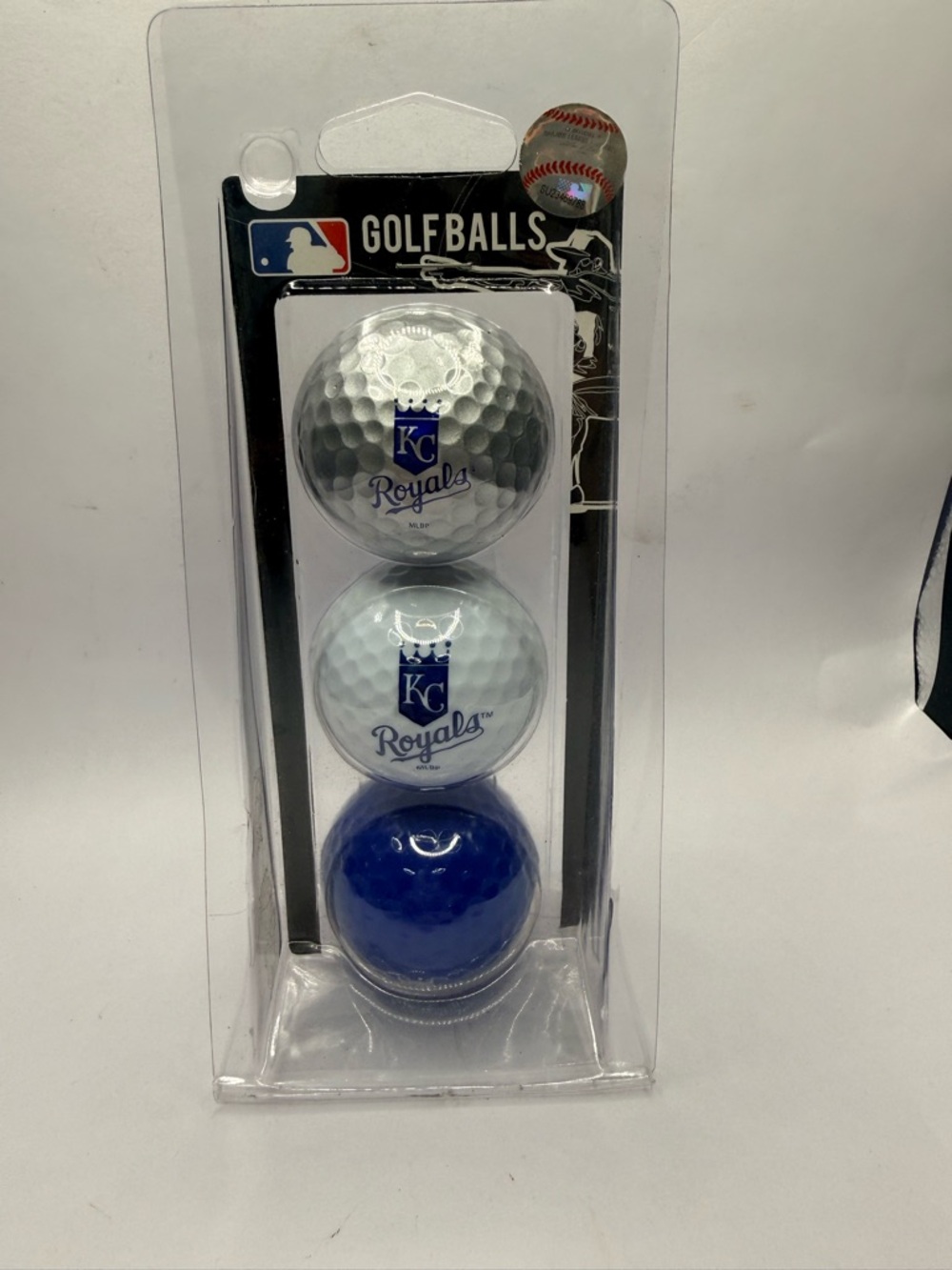 MLB Kansas City Royals Golf Ball Trio - White & Blue